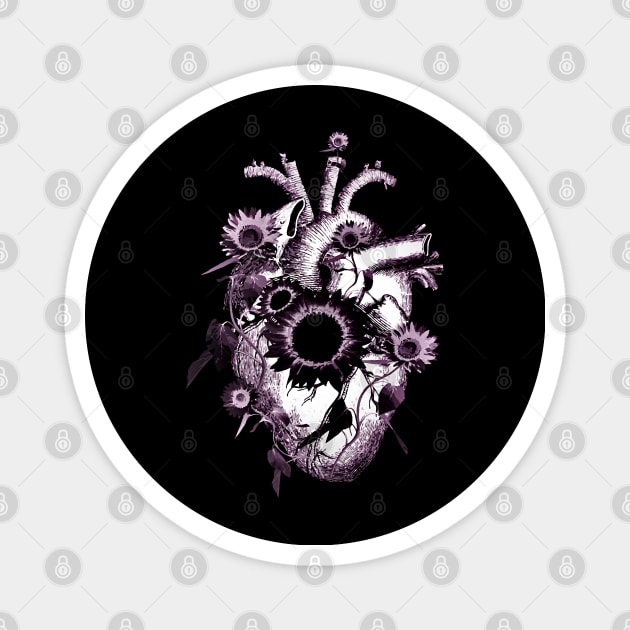 Floral heart 8 Magnet by Collagedream